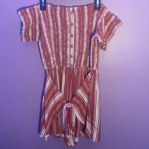 Off the shoulder romper